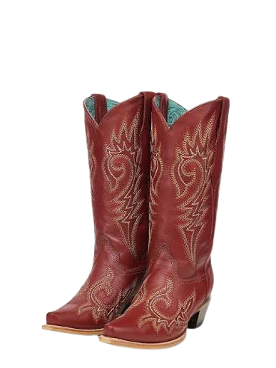 Women's Corral Red Flames Embroidered Boots Z5555 – Wild Bill's