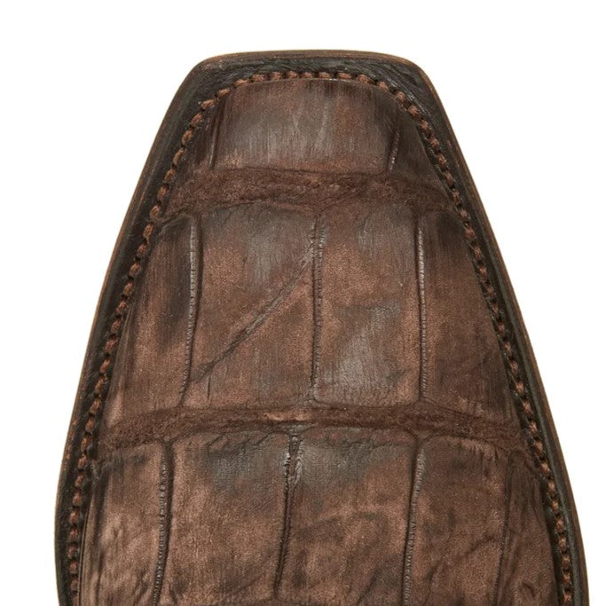 Lucchese Burke Chocolate Alligator Men's Boot M3195