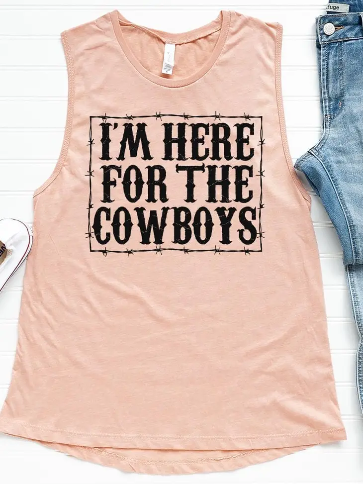 I'm Here for the Cowboys Women's Tank Top