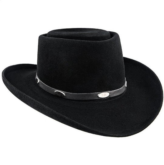 Stetson Royal Flush 6X Black Fur Felt Hat