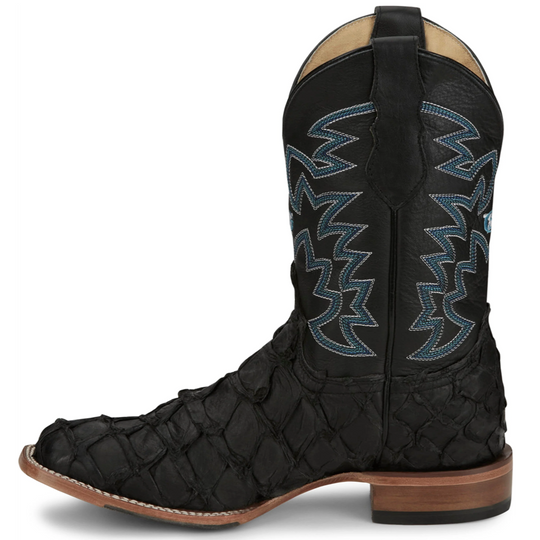 Justin Ocean Front Black Pirarucu Men's Boot GR5708