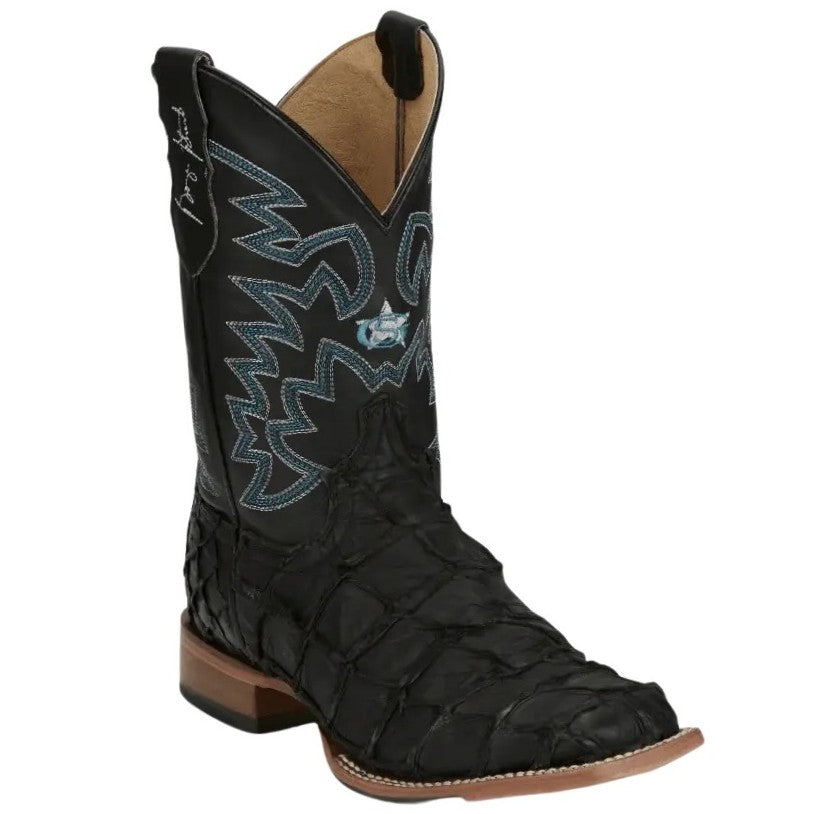 Justin Ocean Front Black Pirarucu Men's Boot GR5708