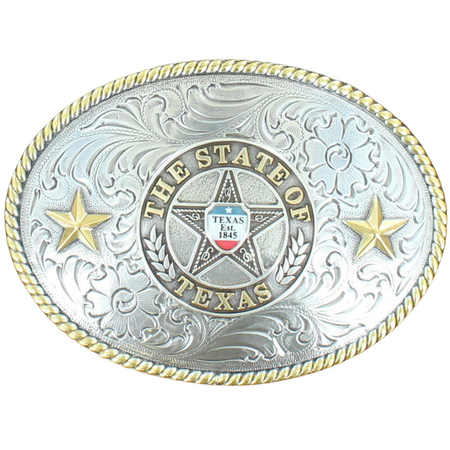 Nocona State of Texas Buckle 37372
