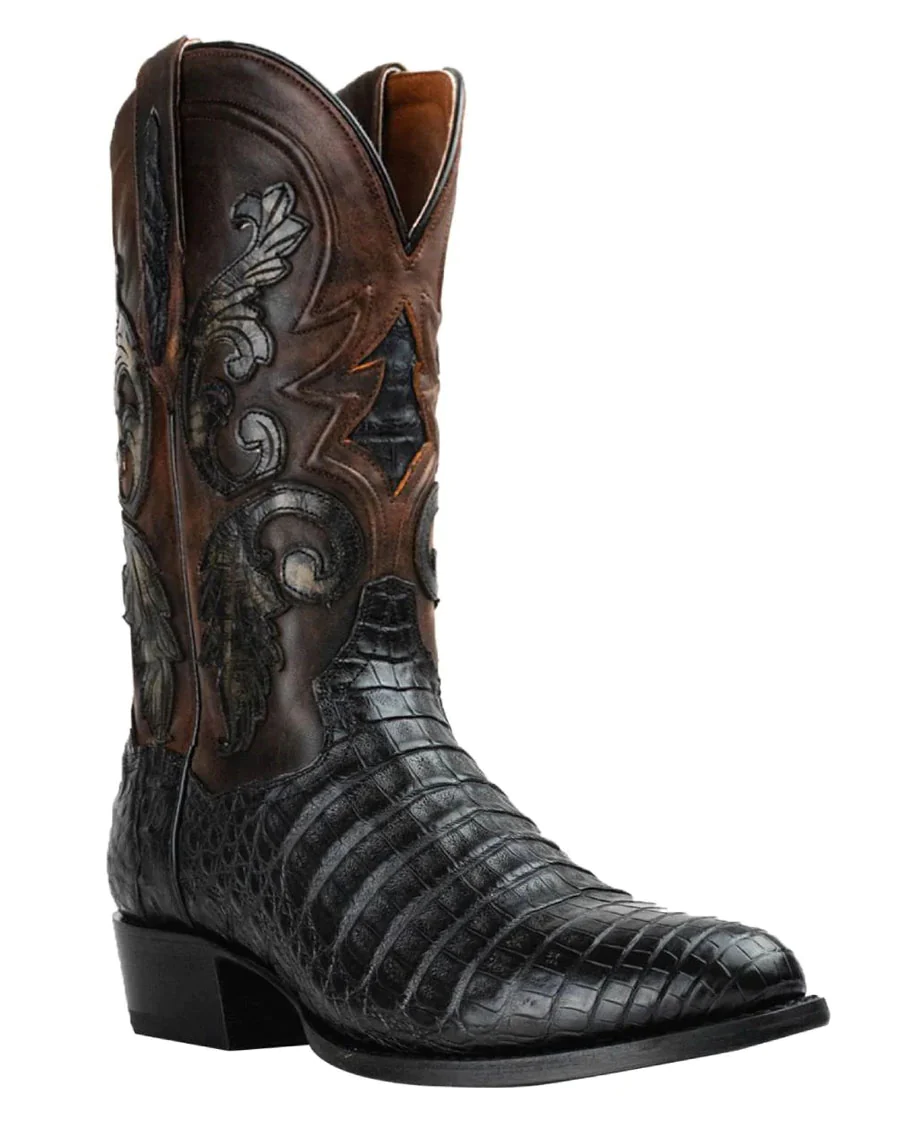 Dan Post Socrates Black Caiman Boot DP3070