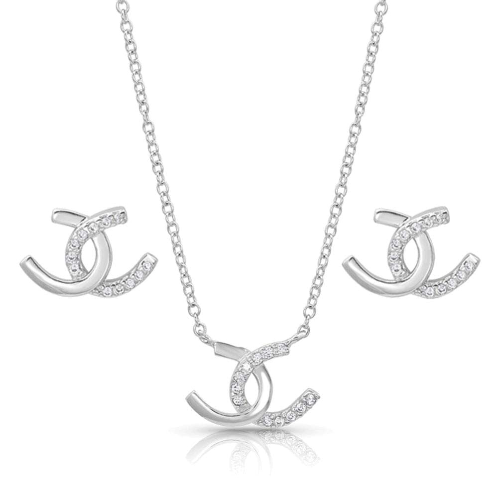 Montana Silversmiths Horseshoe Happiness Set JS4505