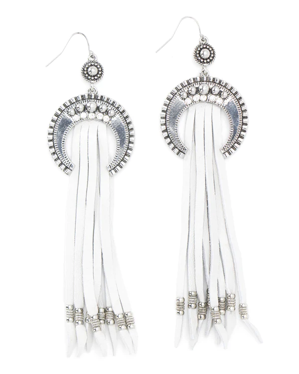 Cowgirl Confetti White Lightning Earrings CCERR56