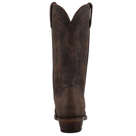 Lucchese Brazos Whiskey Chocolate Nubuck Men's Boot M3434