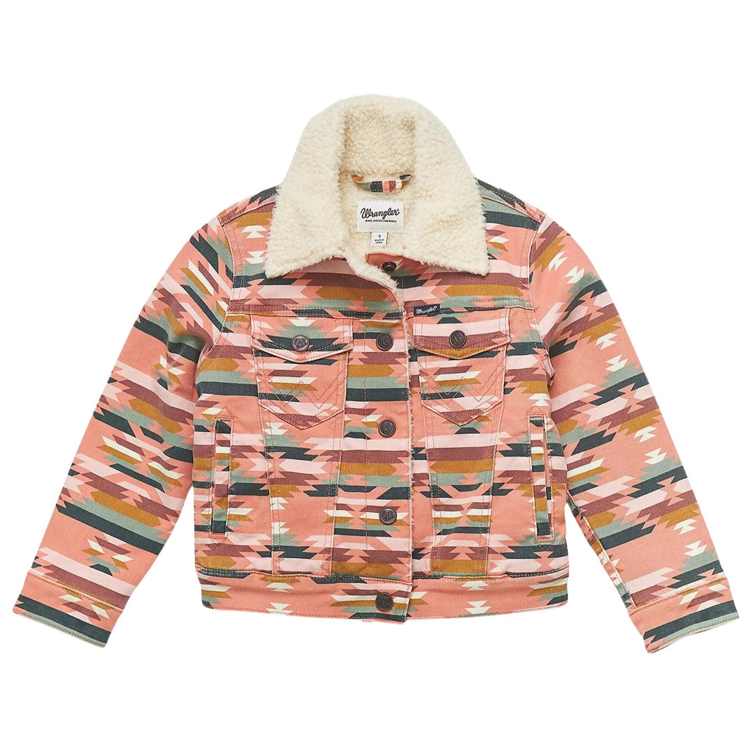 Wrangler Southwestern Sherpa Girl's Jacket 112353049
