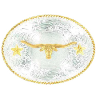 Nocona Shiny Longhorn Buckle 3757013