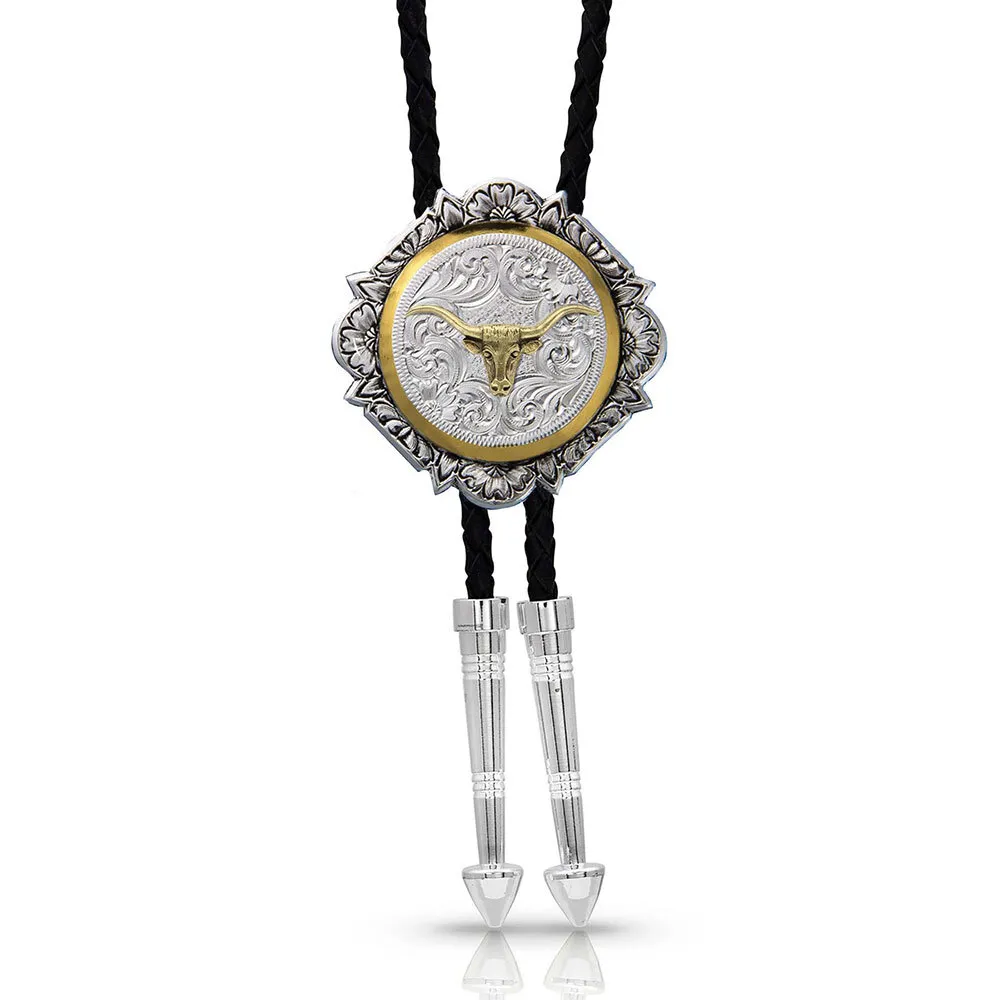 Montana Silversmiths Longhorn Bolo BT366-384S