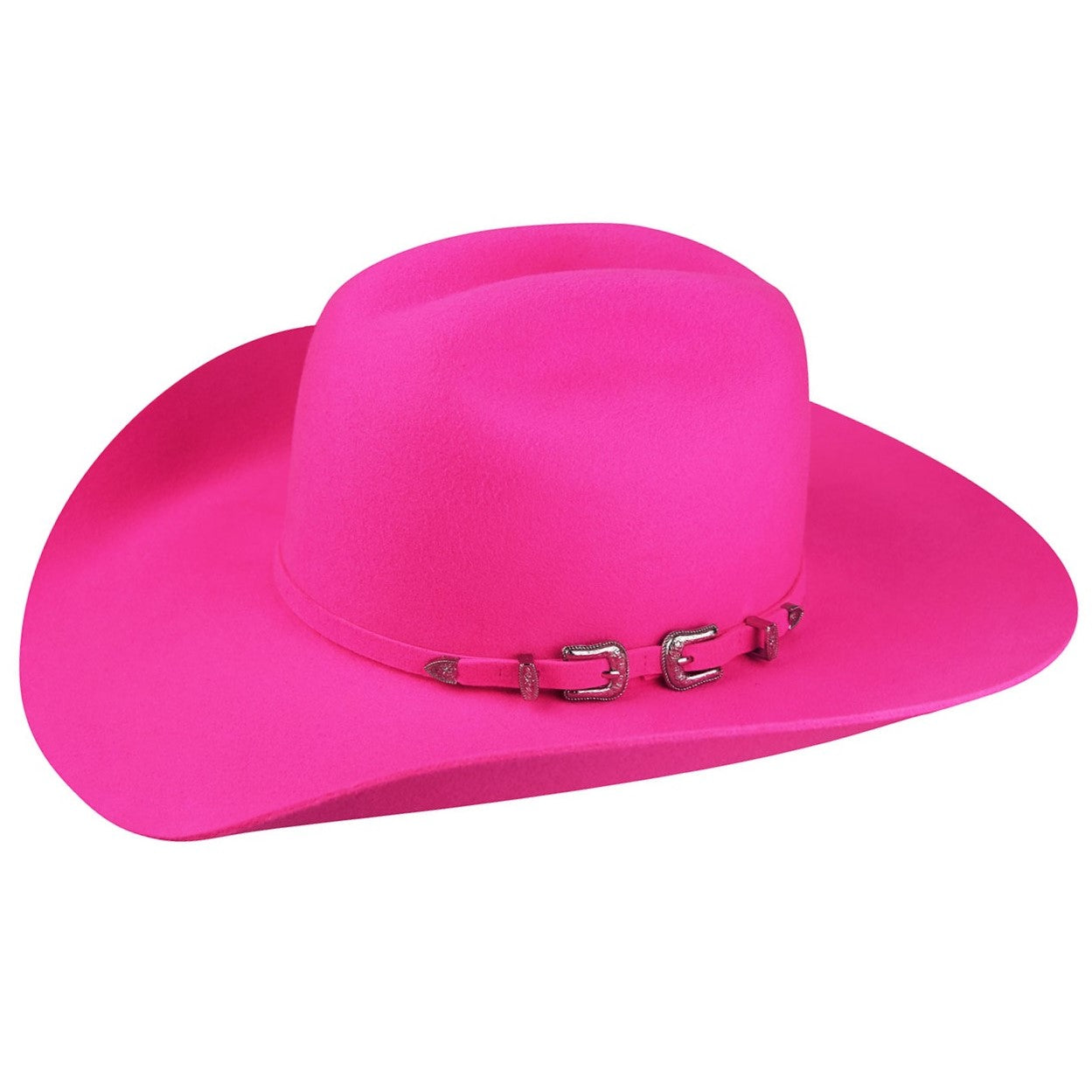 Ladies Pink Cowboy Hat with Black Stitching Pink Cowgirl Hat: Western Rodeo Baby/girls Hat - Etsy main image 2
