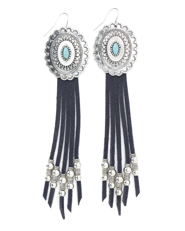 Cowgirl Confetti Black Harvest Dreams Earrings CCERR53-40