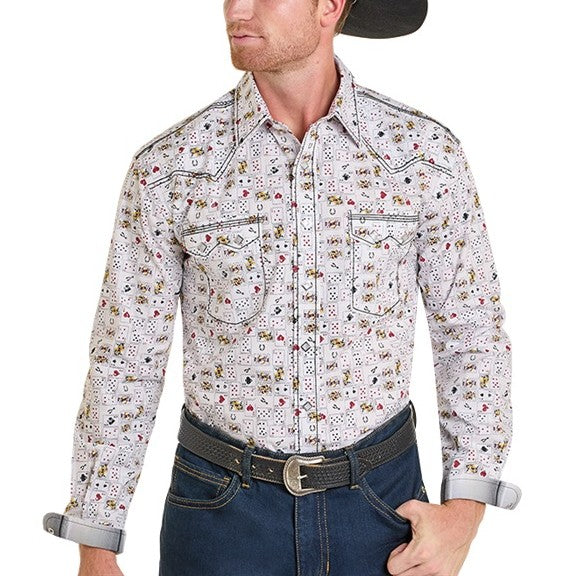 Panhandle Slim Vegas Night Men's Western Snap RMN6S07104