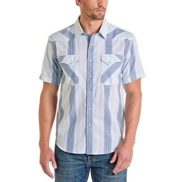 Panhandle Slim Sky Blue Men's Western Snap PMN3S06568