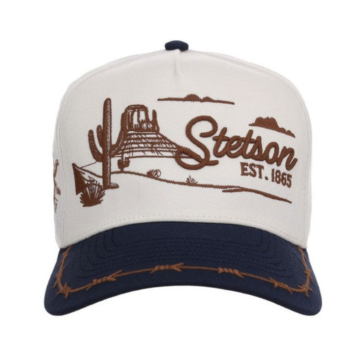 Casquette Stetson Desert Scene Longhorn - Modèle Bleu Casquette Stetson Desert Scene Longhorn - Modèle Bleu