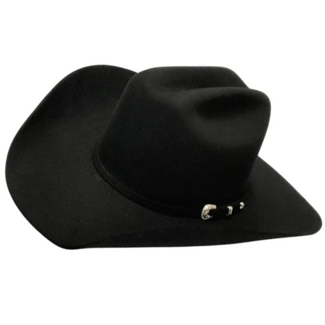 Serratelli Black 5X Remington Western Hat 7 1/2 Serratelli Black 5X Remington Western Hat 7 1/2