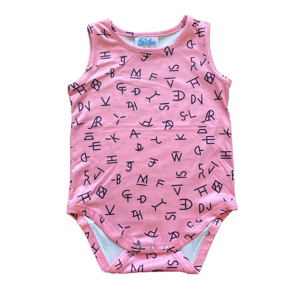 Shea Baby Pink Brand Onesie SBS21