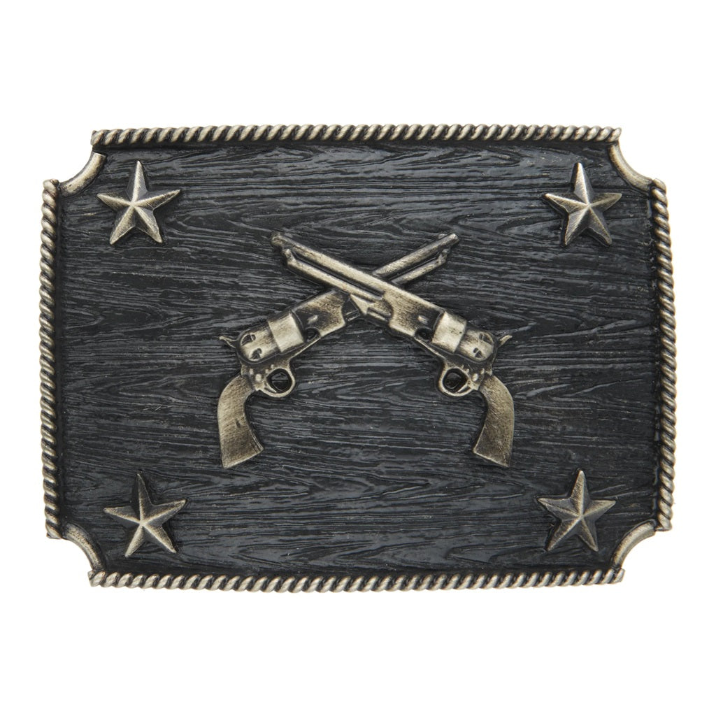 AndWest Crossed Pistols Buckle IC002