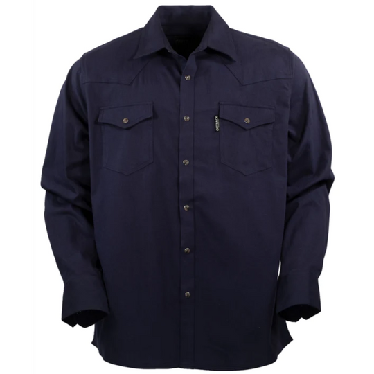 Outback Everett Navy Men's Button Up 42731