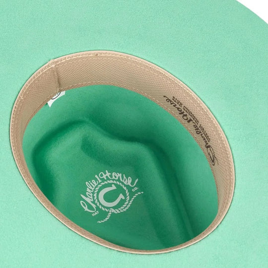 Charlie 1 Horse Spear Point Mint Wool Hat