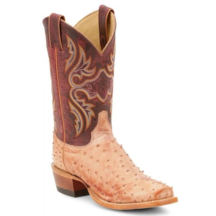 Justin custom Ostrich boots Men\'s 9D Justin Ostrich Boots - Etsy main image 4