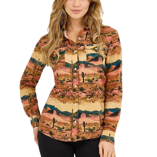 Wrangler Retro Scenic Women's Western Snap 112371687