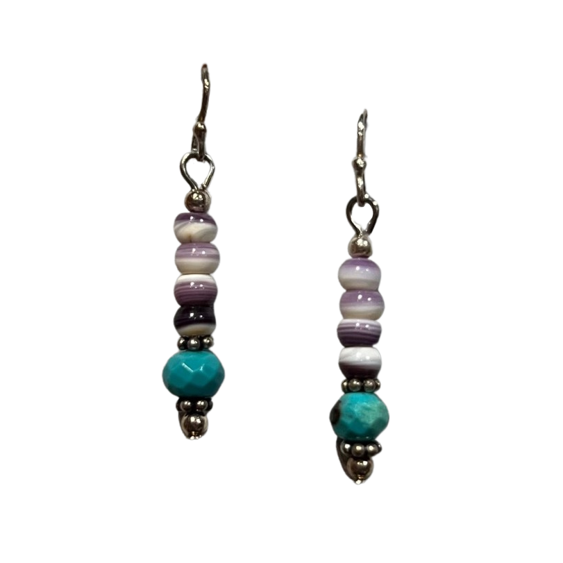 Paige Wallace Turquoise-Purple Earrings 26