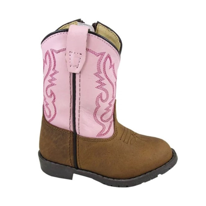 Smoky Mountain Hopalong Pink Toddler's Boots 3246T