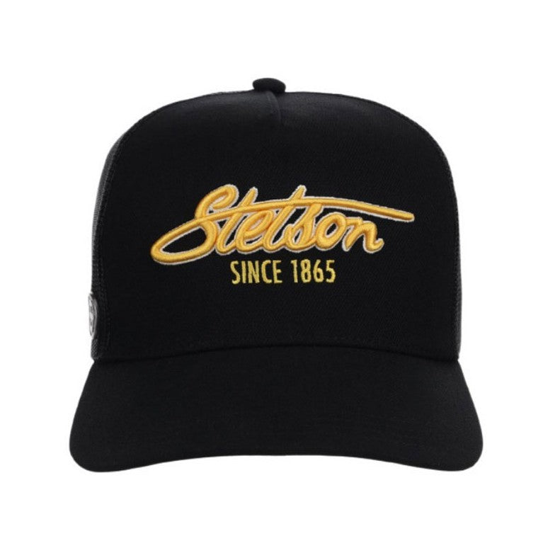 Stetson Since 1865 Black Trucker Cap 07-077-0102-0139