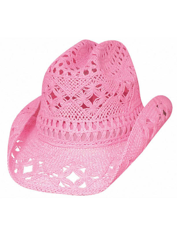 Bullhide April Pink Straw Hat