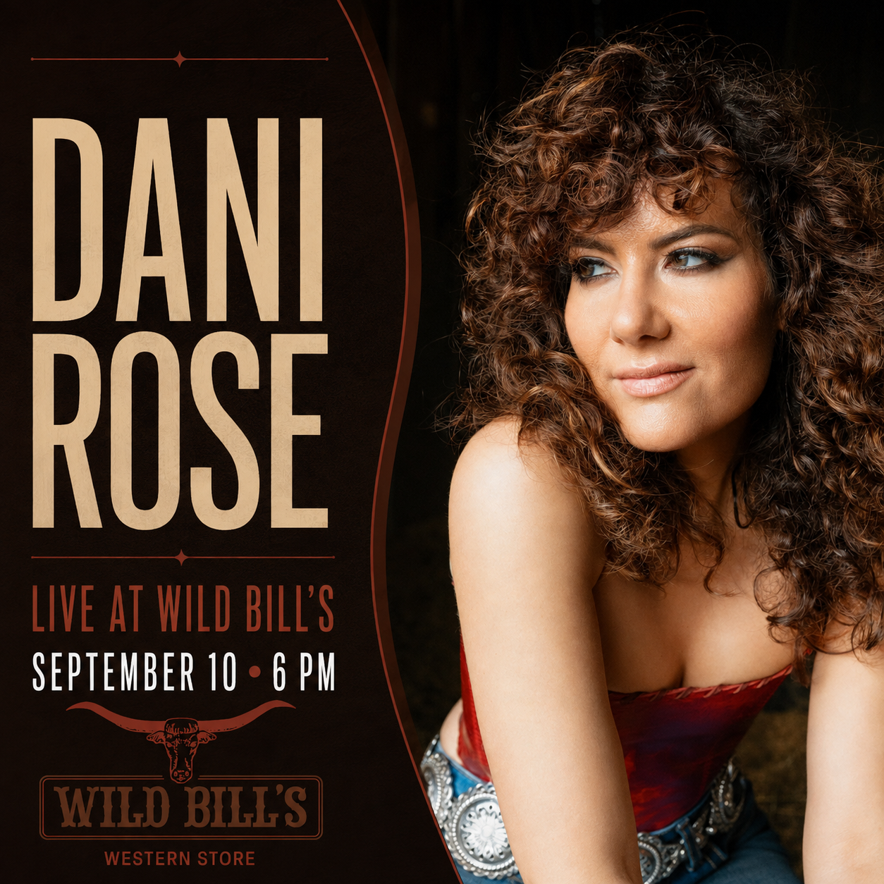 Taylor Sheridan Series Country Music Artist Dani Rose to Perform Intimate Show at Wild Bill’s in Dallas on September 10th at 6pm