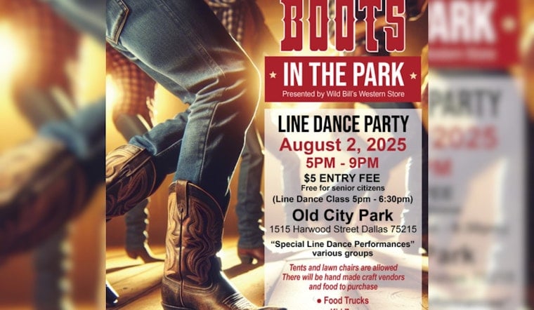 Dallas Dons Its Dancing Boots: City and Wild Bill's Western Store Host "Boots In The Park" Line Dance Extravaganza