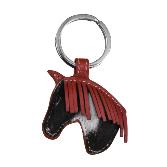 ili Horse Charm Key Chain Red 6177