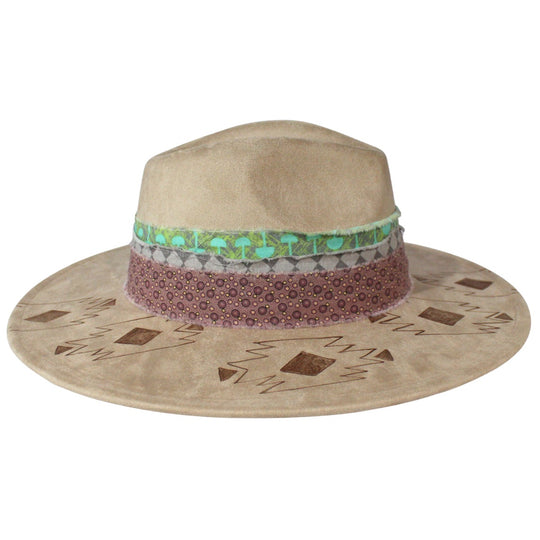 Betsy Simmons Aztec Queen Wool Flat Brim