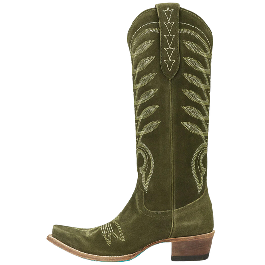 Lane Squash Olive Blossom Suede Women's Boot LB0529B