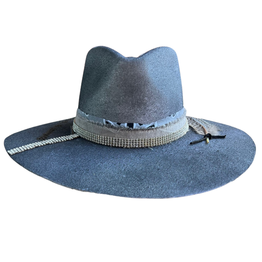 Caimey Carter "Marliyn Silver" Flat Brim