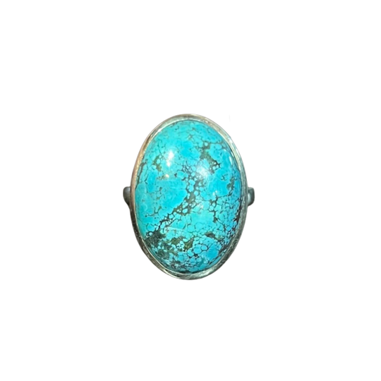 Paige Wallace Turquoise Oval Ring 74