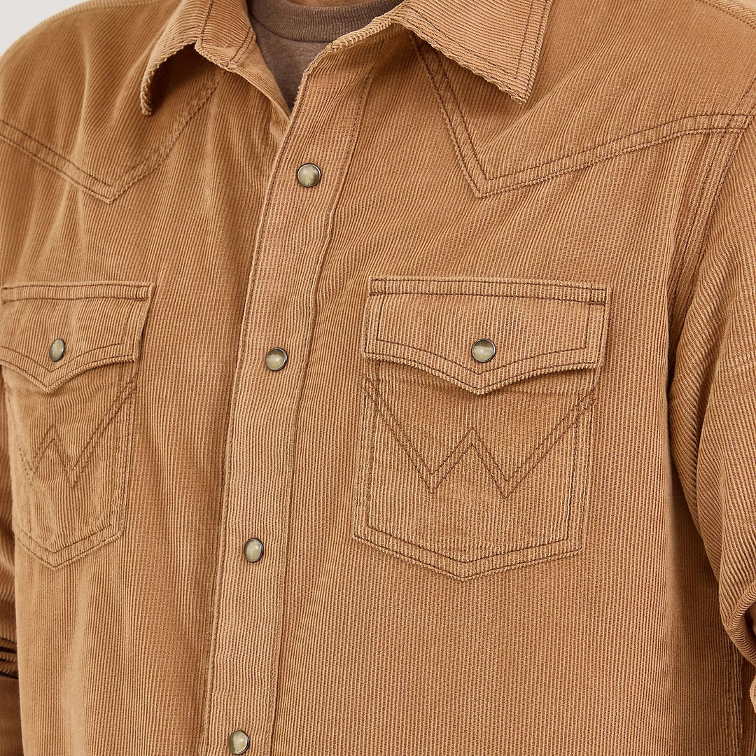 Wrangler Corduroy Men's Western Snap 112369587
