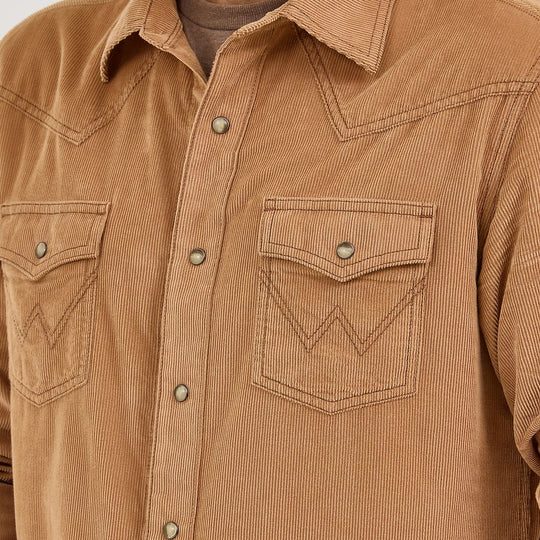 Wrangler Corduroy Men's Western Snap 112369587