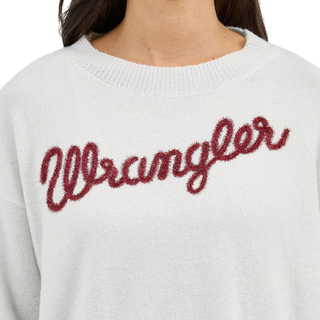 Wrangler Fuzzy Logo Women's Sweater 112371924