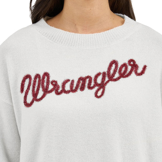 Wrangler Fuzzy Logo Women's Sweater 112371924