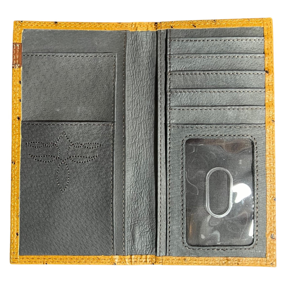 Justin Ostrich Print Rodeo Wallet 2122767W3