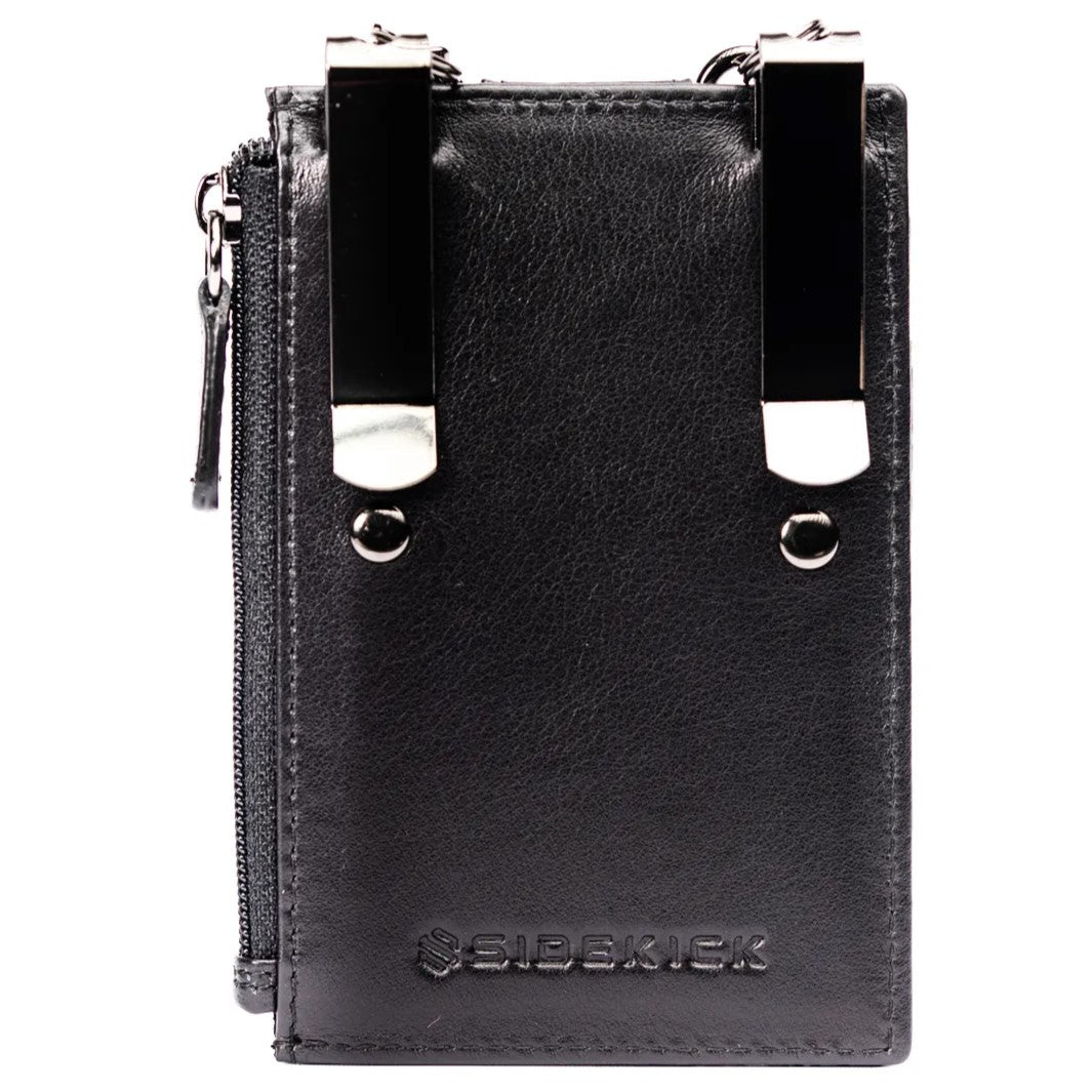 Sidekick Embossed Black Wallet 1060-V2