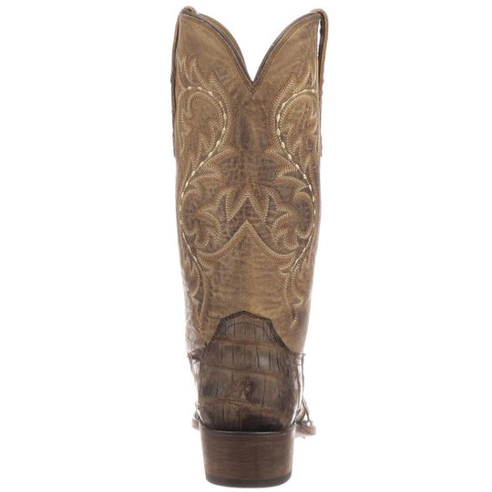 Lucchese Burke Chocolate Alligator Men's Boot M3195