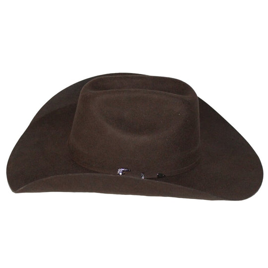 Wild Bill's Broken Horn 4X Chocolate Wool Cowboy Hat 8013
