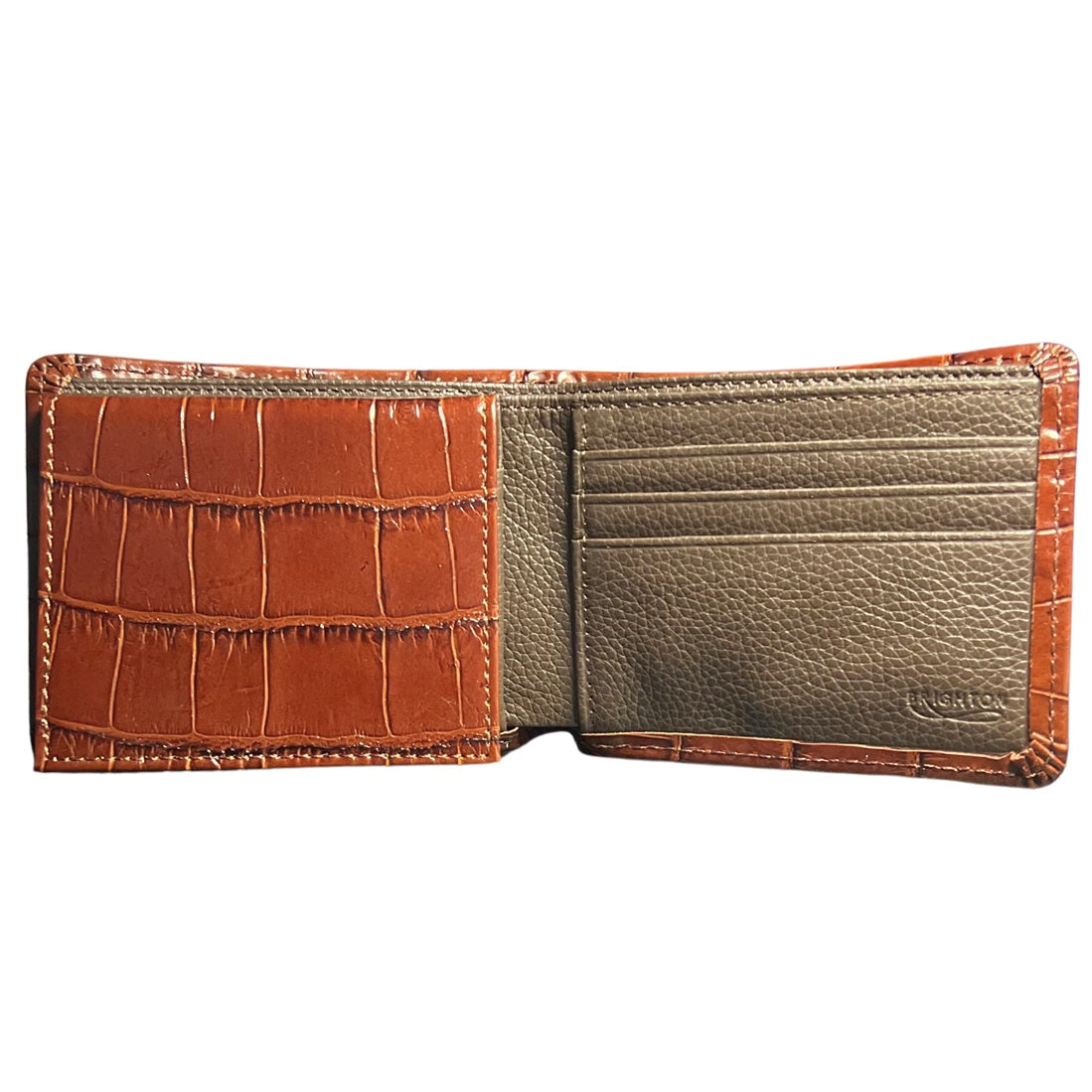 Brighton Rockefeller Passcase Brown Bifold Wallet 89557 – Wild