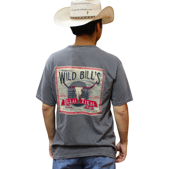 Wild Bill's Western Store Charcoal Graphic Tee