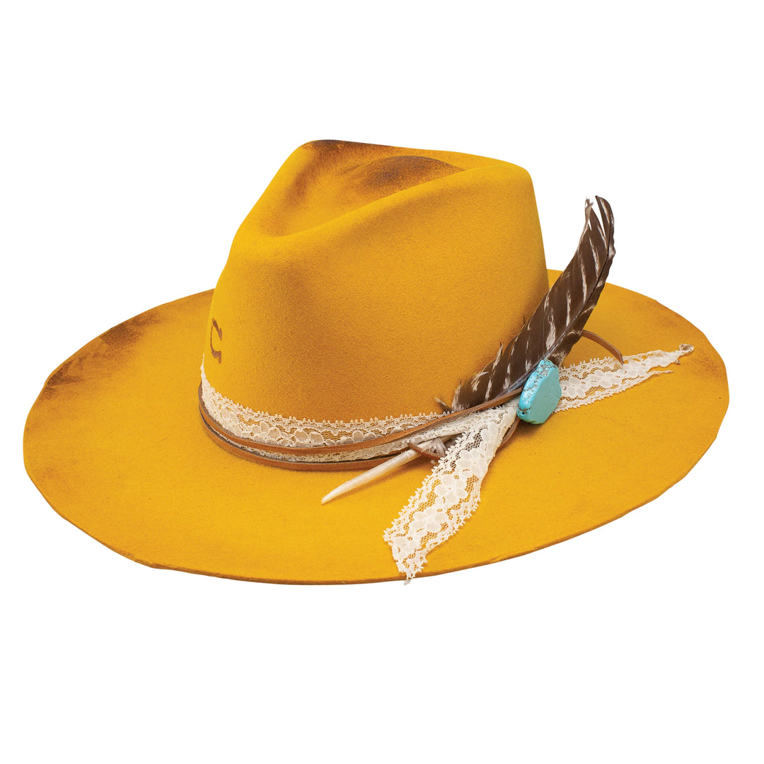 Charlie 1 Horse Smoke Show Yellow Women's Hat