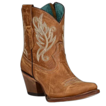 Corral Gold Embroidery Women's Bootie A4218
