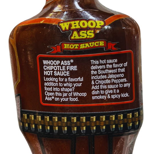 Whoop Ass Chipotle Fire Hot Sauce WA312